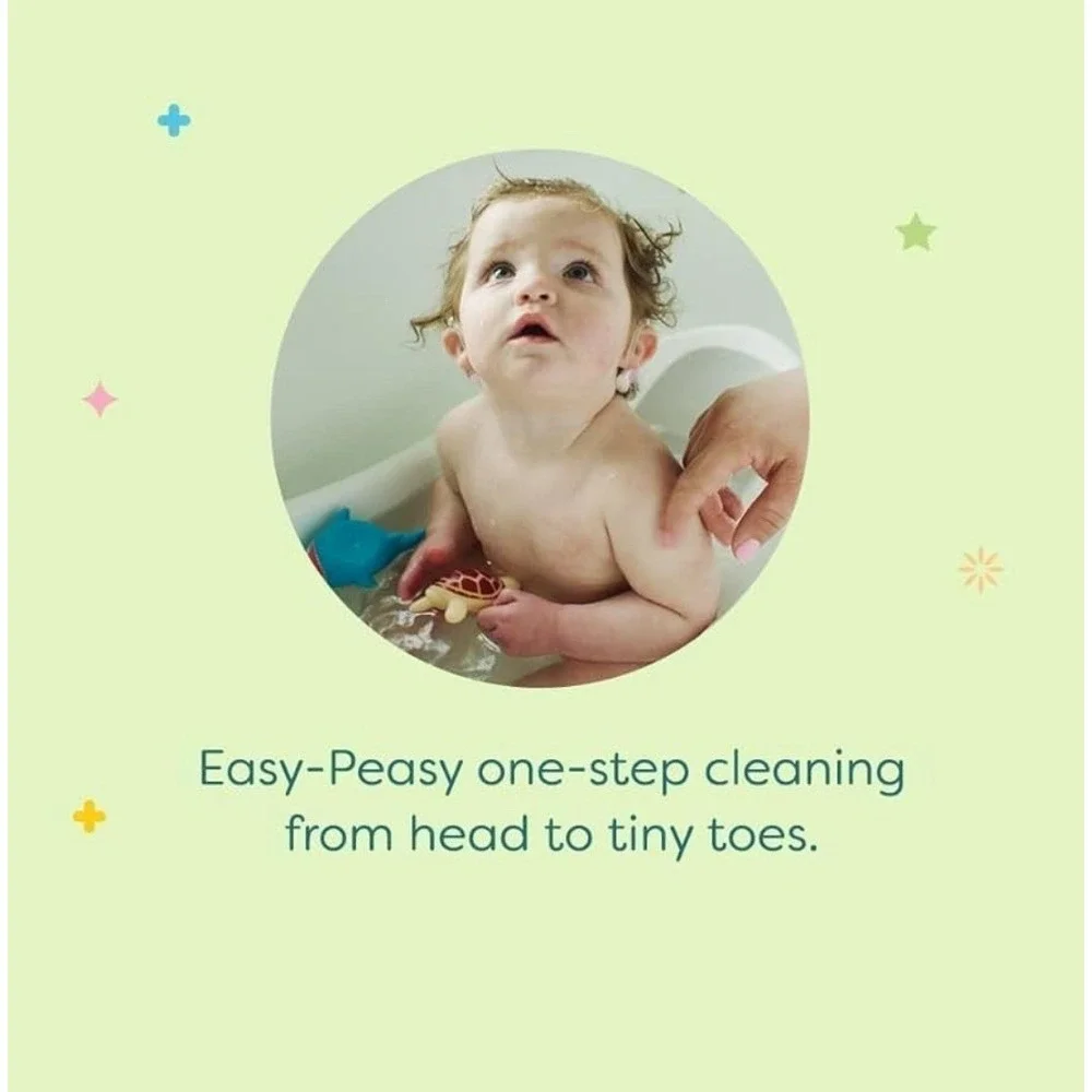 Babyganics Foaming Shampoo & Body Wash, Chamomile‎ Verbena, 16 fl oz - Pack of 3